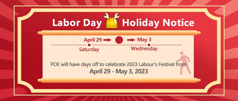pcbamke Labor Day Holiday Notice