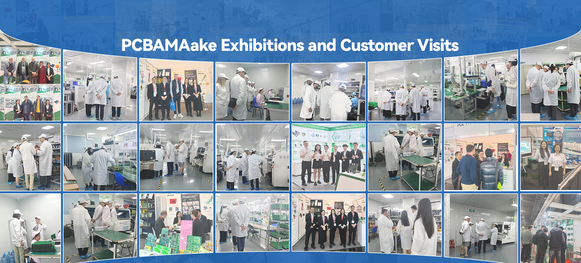 PCBAMAake Exhibitions and customer visits