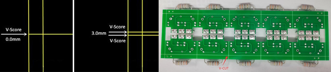 pcb assembly vcut