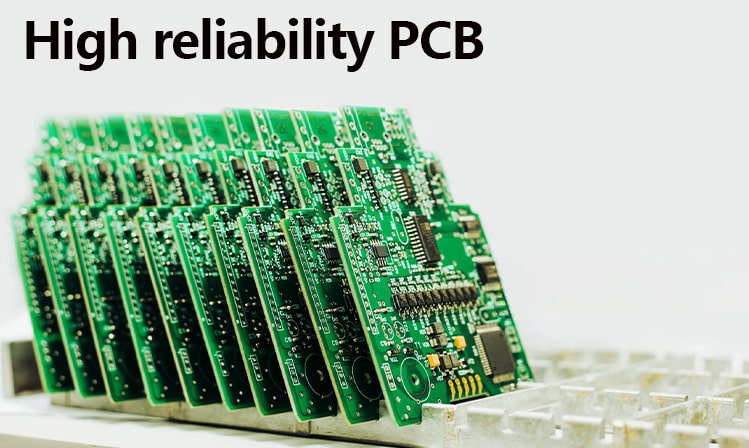 High reliability PCB