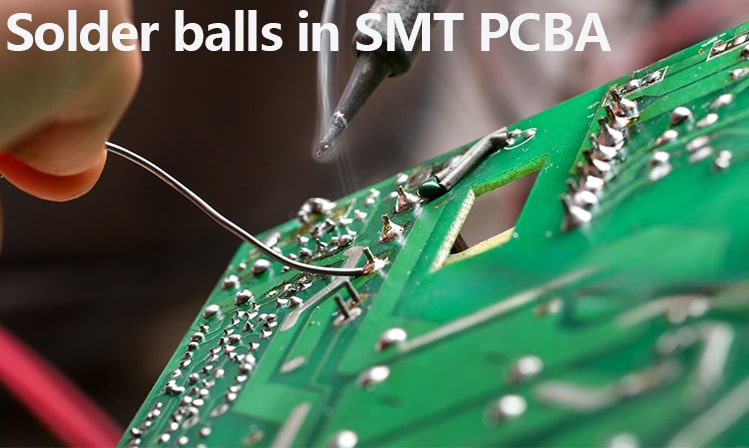 solder balls in SMT PCBA