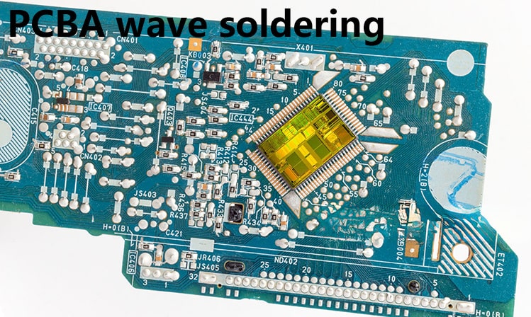PCBA wave soldering PCBA wave soldering