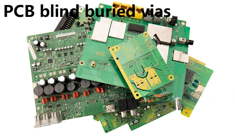 PCB blind buried vias