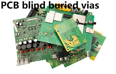 PCB blind buried vias