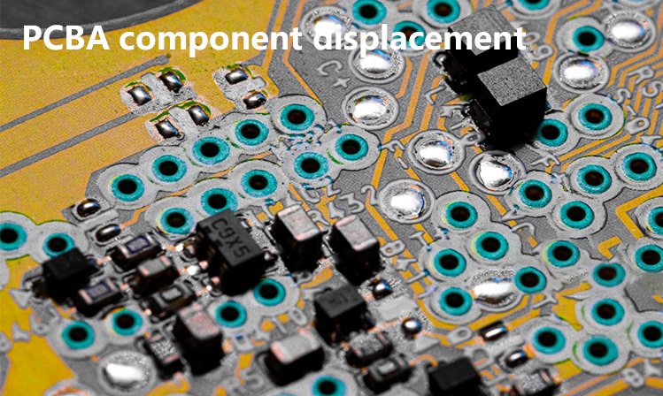 PCBA component displacement PCBA component displacement