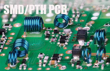 SMD pcb and TH pcb