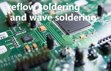 reflow soldering and wave soldering