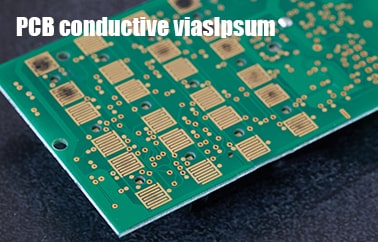 PCB Conductive Via Plugging