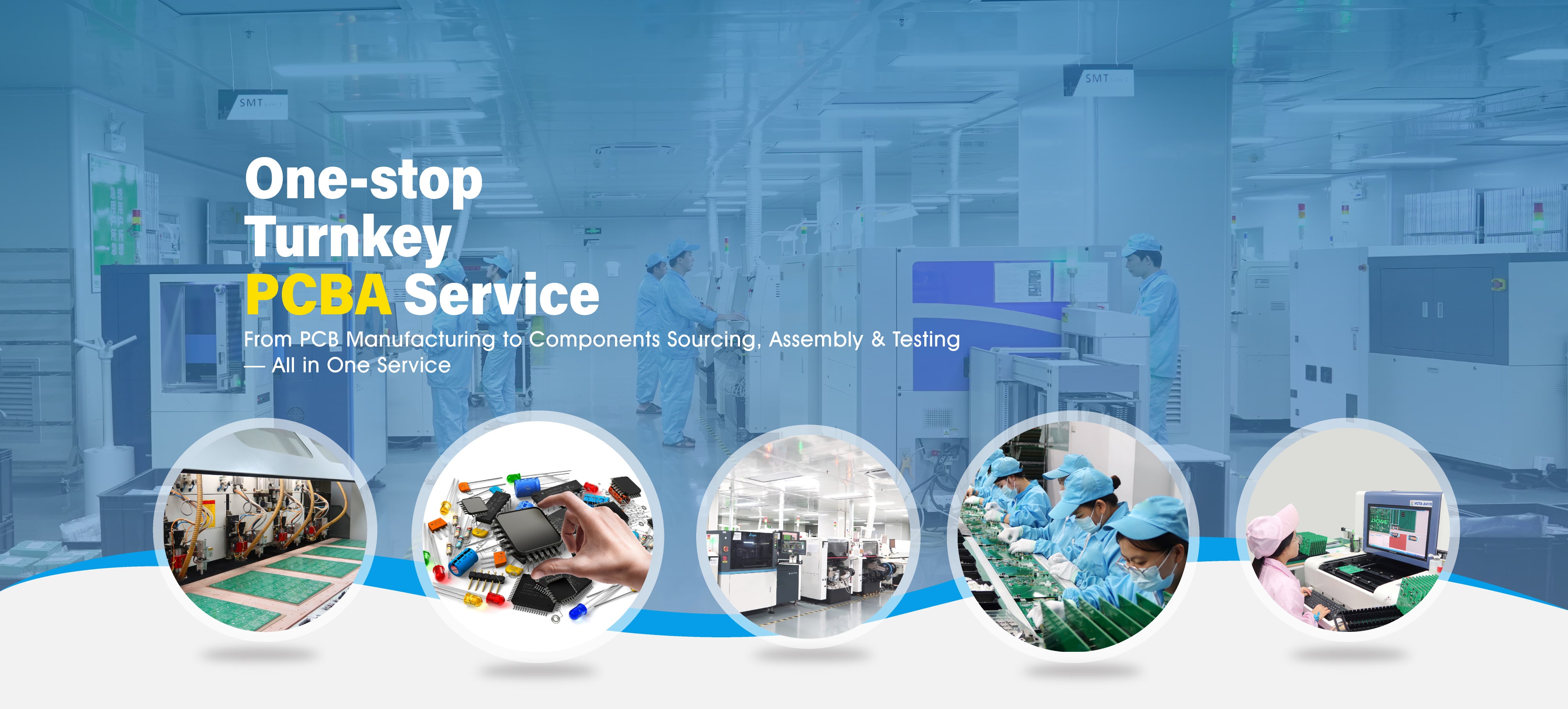 One-stop Turnkey PCBA Service One-stop Turnkey PCBA Service